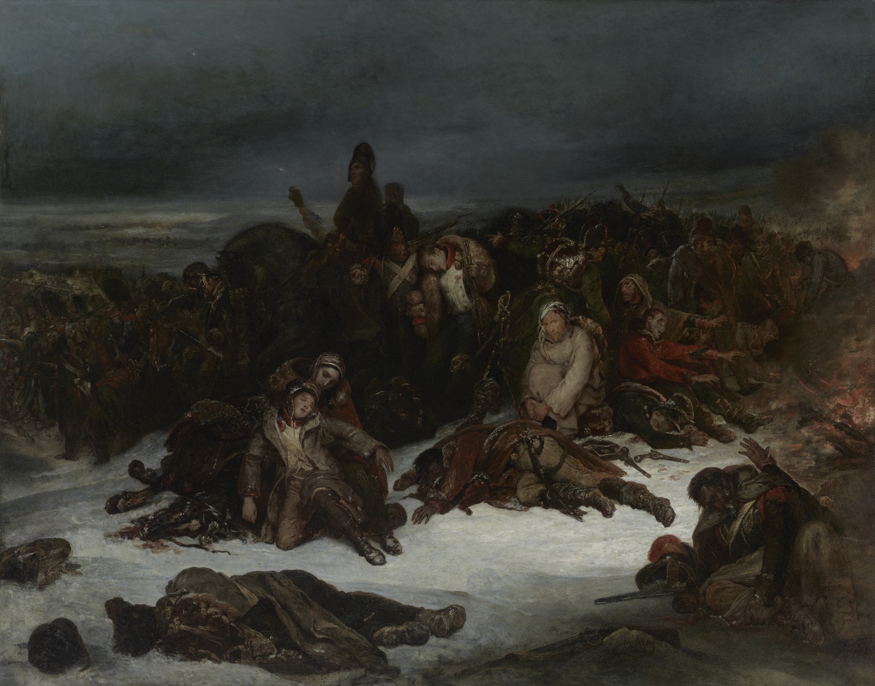 Ary Scheffer, The Retreat of Napoleon's Army from Russia in 1812