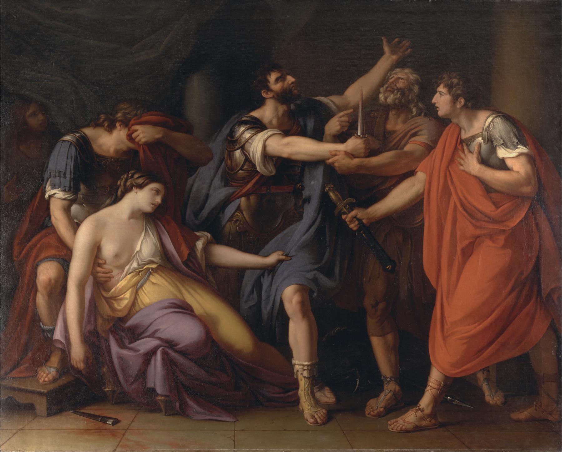 Gavin Hamilton, The Death of Lucretia