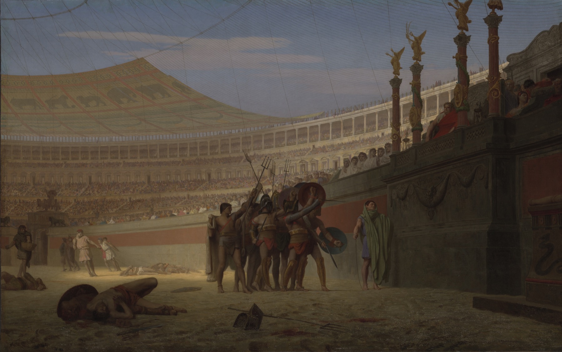 Jean-Léon Gérôme, Ave Caesar! Morituri te salutant
