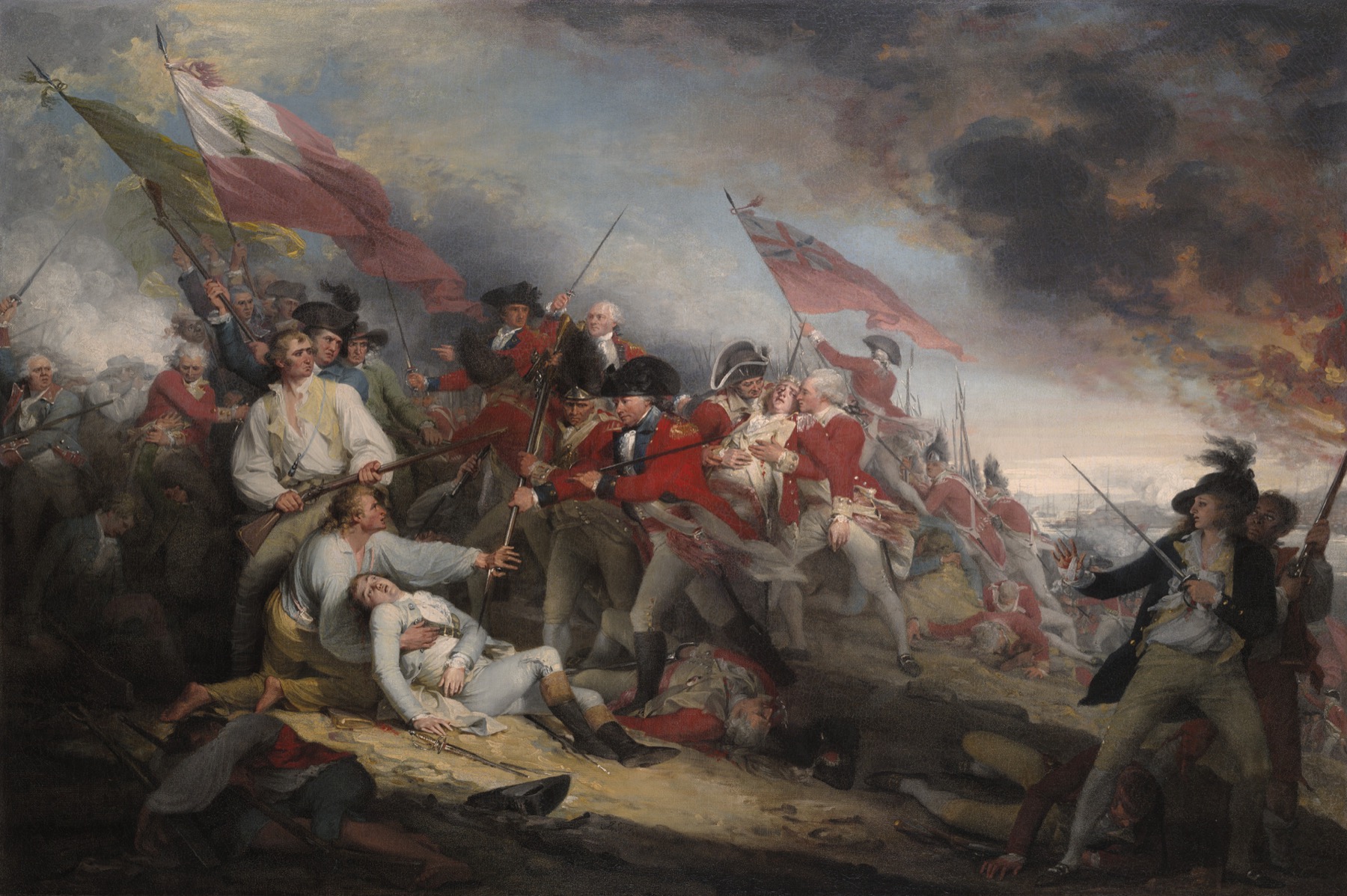 John Trumbull, The Battle of Bunker's Hill, June 17, 1775