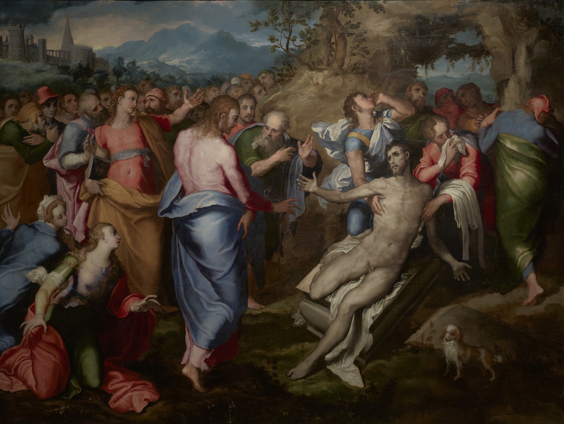 Marco Pino, The Resurrection of Lazarus