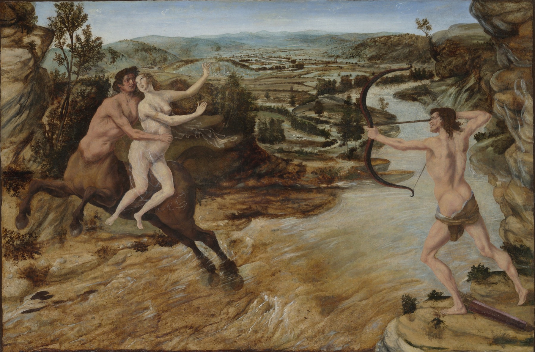 Antonio del Pollaiuolo, Hercules and Deianira